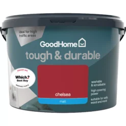 GoodHome Durable Chelsea Matt Emulsion Paint, 2.5L 9 GoodHome Durable Chelsea Matt Emulsion Paint, 2.5L -Trade Points goodhome durable chelsea matt emulsion paint 2 5l3663602404729 02c
