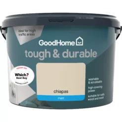 GoodHome Durable Chiapas Matt Emulsion Paint, 2.5L 9 GoodHome Durable Chiapas Matt Emulsion Paint, 2.5L -Trade Points goodhome durable chiapas matt emulsion paint 2 5l3663602411383 02c
