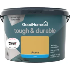 GoodHome Durable Chueca Matt Emulsion Paint, 2.5L 10 GoodHome Durable Chueca Matt Emulsion Paint, 2.5L -Trade Points goodhome durable chueca matt emulsion paint 2 5l3663602411703 02c