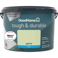 GoodHome Durable Galway Matt Emulsion Paint, 2.5L -Trade Points goodhome durable galway matt emulsion paint 2 5l3663602408123 02c