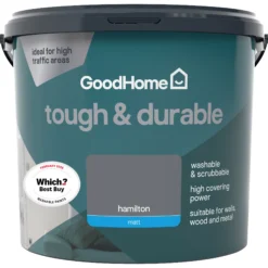 GoodHome Durable Hamilton Matt Emulsion Paint, 5L 9 GoodHome Durable Hamilton Matt Emulsion Paint, 5L -Trade Points goodhome durable hamilton matt emulsion paint 5l3663602401469 02c