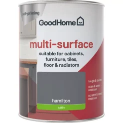 GoodHome Durable Hamilton Satin Multi-surface Paint, 750ml 8 GoodHome Durable Hamilton Satin Multi-surface Paint, 750ml -Trade Points goodhome durable hamilton satin multi surface paint 750ml3663602585732 02c