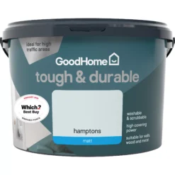 GoodHome Durable Hamptons Matt Emulsion Paint, 2.5L -Trade Points goodhome durable hamptons matt emulsion paint 2 5l3663602410133 02c