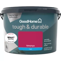 GoodHome Durable Himonya Matt Emulsion Paint, 2.5L -Trade Points goodhome durable himonya matt emulsion paint 2 5l3663602405672 02c