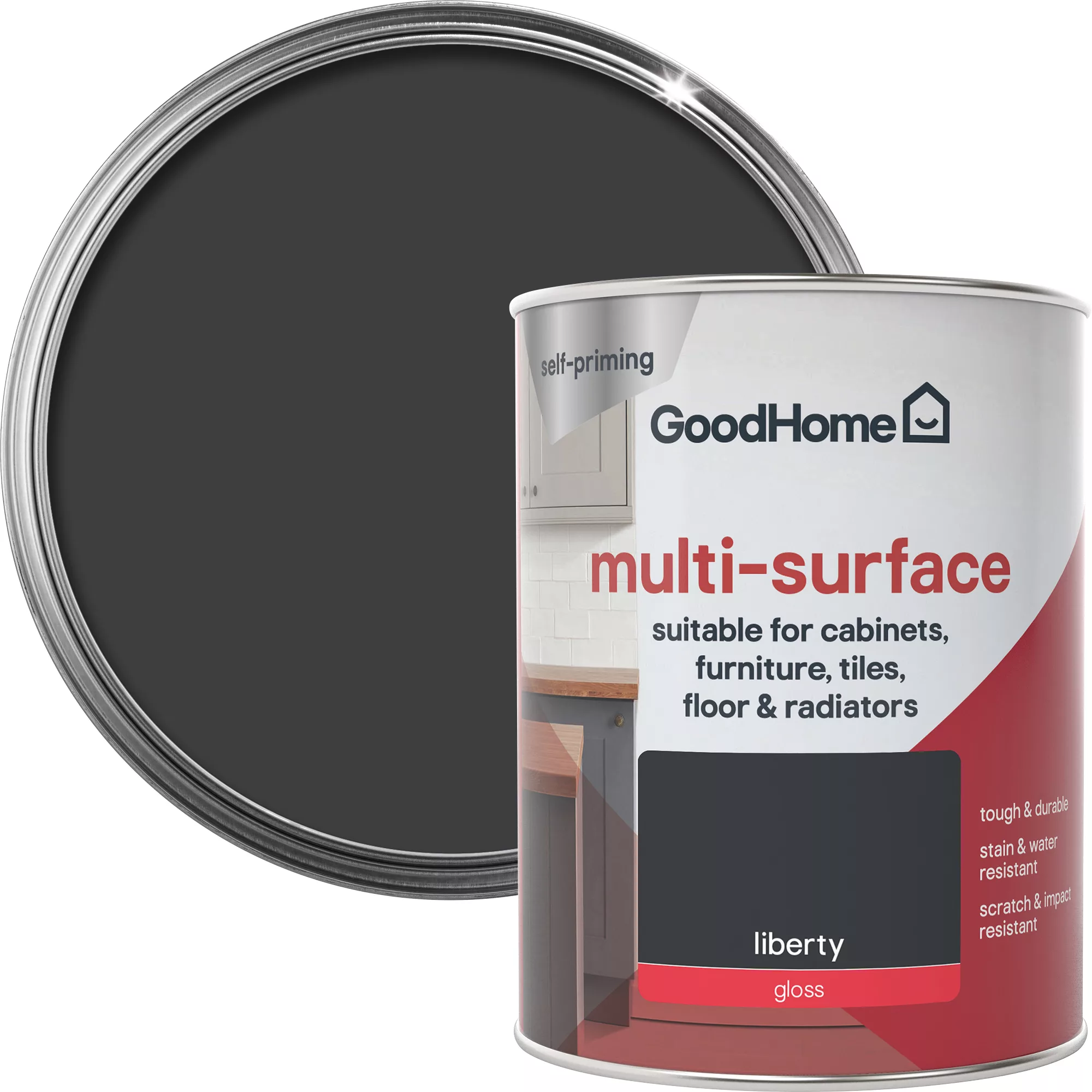 GoodHome Durable Liberty Gloss Multi-surface Paint, 750ml 3 GoodHome Durable Liberty Gloss Multi-surface Paint, 750ml