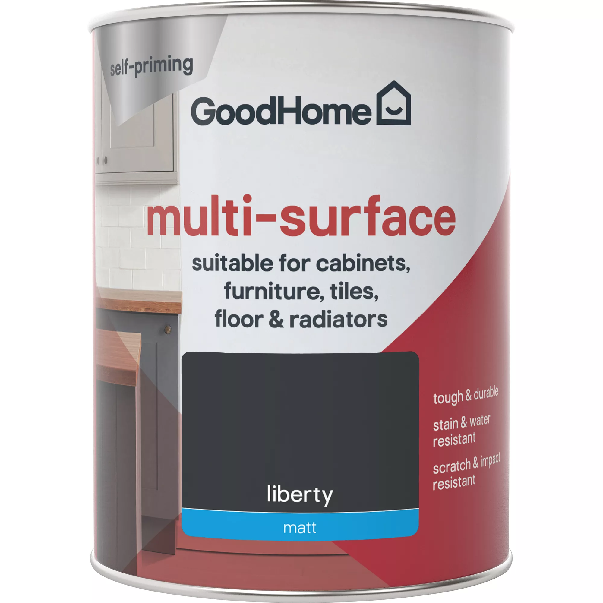 GoodHome Durable Liberty Matt Multi-surface Paint, 750ml 5 GoodHome Durable Liberty Matt Multi-surface Paint, 750ml - Image 3