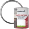 GoodHome Durable North Pole (Brilliant White) Satin Multi-surface Paint, 750ml -Trade Points goodhome durable north pole brilliant white satin multi surface paint 750ml3663602585657 21c