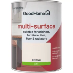 GoodHome Durable Ottawa Satin Multi-surface Paint, 750ml 8 GoodHome Durable Ottawa Satin Multi-surface Paint, 750ml -Trade Points goodhome durable ottawa satin multi surface paint 750ml3663602585763 02c