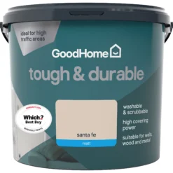 GoodHome Durable Santa Fe Matt Emulsion Paint, 5L 8 GoodHome Durable Santa Fe Matt Emulsion Paint, 5L -Trade Points goodhome durable santa fe matt emulsion paint 5l3663602410881 02c