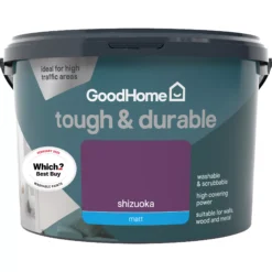 GoodHome Durable Shizuoka Matt Emulsion Paint, 2.5L -Trade Points goodhome durable shizuoka matt emulsion paint 2 5l3663602405092 02c