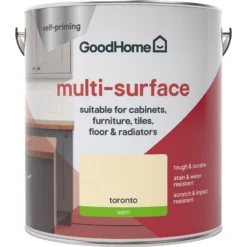 GoodHome Durable Toronto Satin Multi-surface Paint, 2L 8 GoodHome Durable Toronto Satin Multi-surface Paint, 2L -Trade Points goodhome durable toronto satin multi surface paint 2l3663602586241 02c