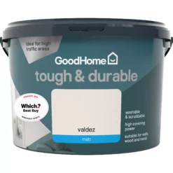 GoodHome Durable Valdez Matt Emulsion Paint, 2.5L -Trade Points goodhome durable valdez matt emulsion paint 2 5l3663602413066 02c