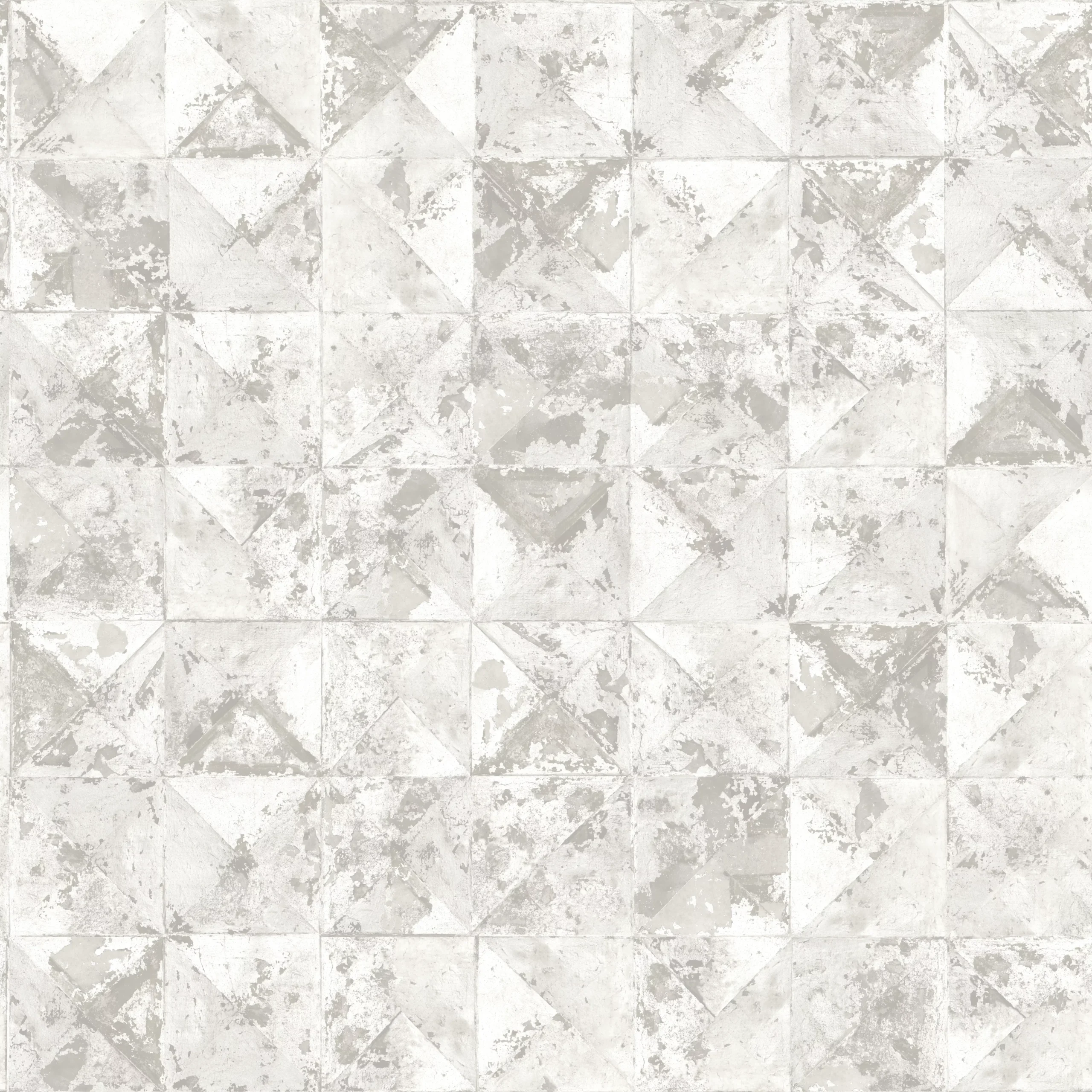 GoodHome Eudya Grey & White Geometric Metallic Effect Textured Wallpaper 4 GoodHome Eudya Grey & White Geometric Metallic Effect Textured Wallpaper - Image 2