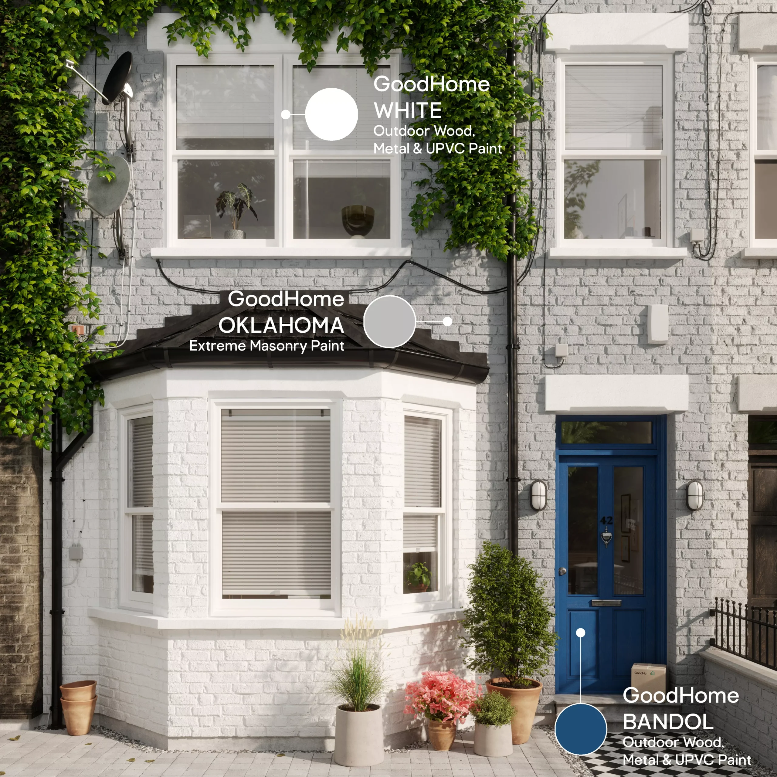 GoodHome Extreme Outdoor Bandol Satinwood Multi-surface Paint, 750ml 7 GoodHome Extreme Outdoor Bandol Satinwood Multi-surface Paint, 750ml - Image 5