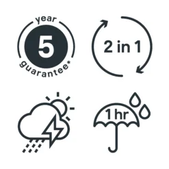 GoodHome Extreme Outdoor Black Satinwood Multi-surface Paint, 750ml 10 GoodHome Extreme Outdoor Black Satinwood Multi-surface Paint, 750ml -Trade Points goodhome extreme outdoor black satinwood multi surface paint 750ml5059340297026 03t