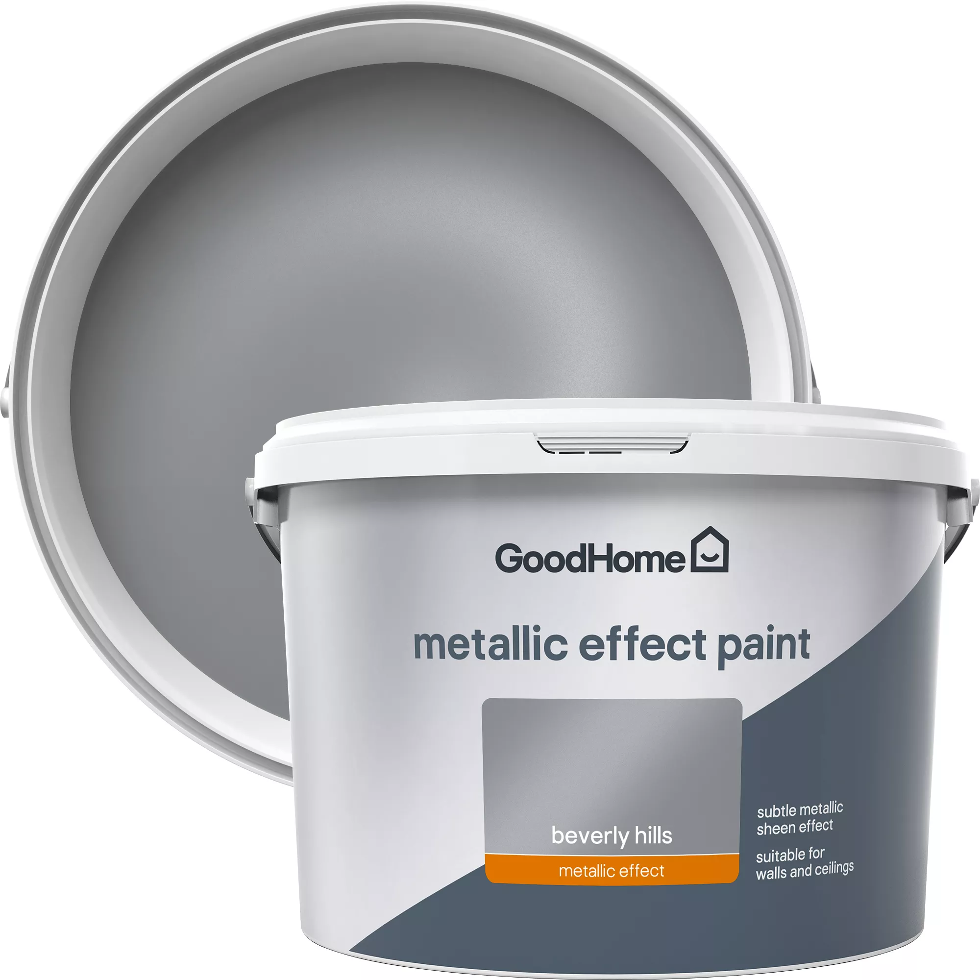 GoodHome Feature Wall Beverly Hills Metallic Effect Emulsion Paint, 2L 3 GoodHome Feature Wall Beverly Hills Metallic Effect Emulsion Paint, 2L