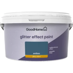 GoodHome Feature Walls Antibes Glitter Effect Emulsion Paint, 2L -Trade Points goodhome feature walls antibes glitter effect emulsion paint 2l5059340273389 02c