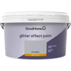 GoodHome Feature Walls Brooklyn Glitter Effect Emulsion Paint, 2L 7 GoodHome Feature Walls Brooklyn Glitter Effect Emulsion Paint, 2L -Trade Points goodhome feature walls brooklyn glitter effect emulsion paint 2l5059340273334 02c
