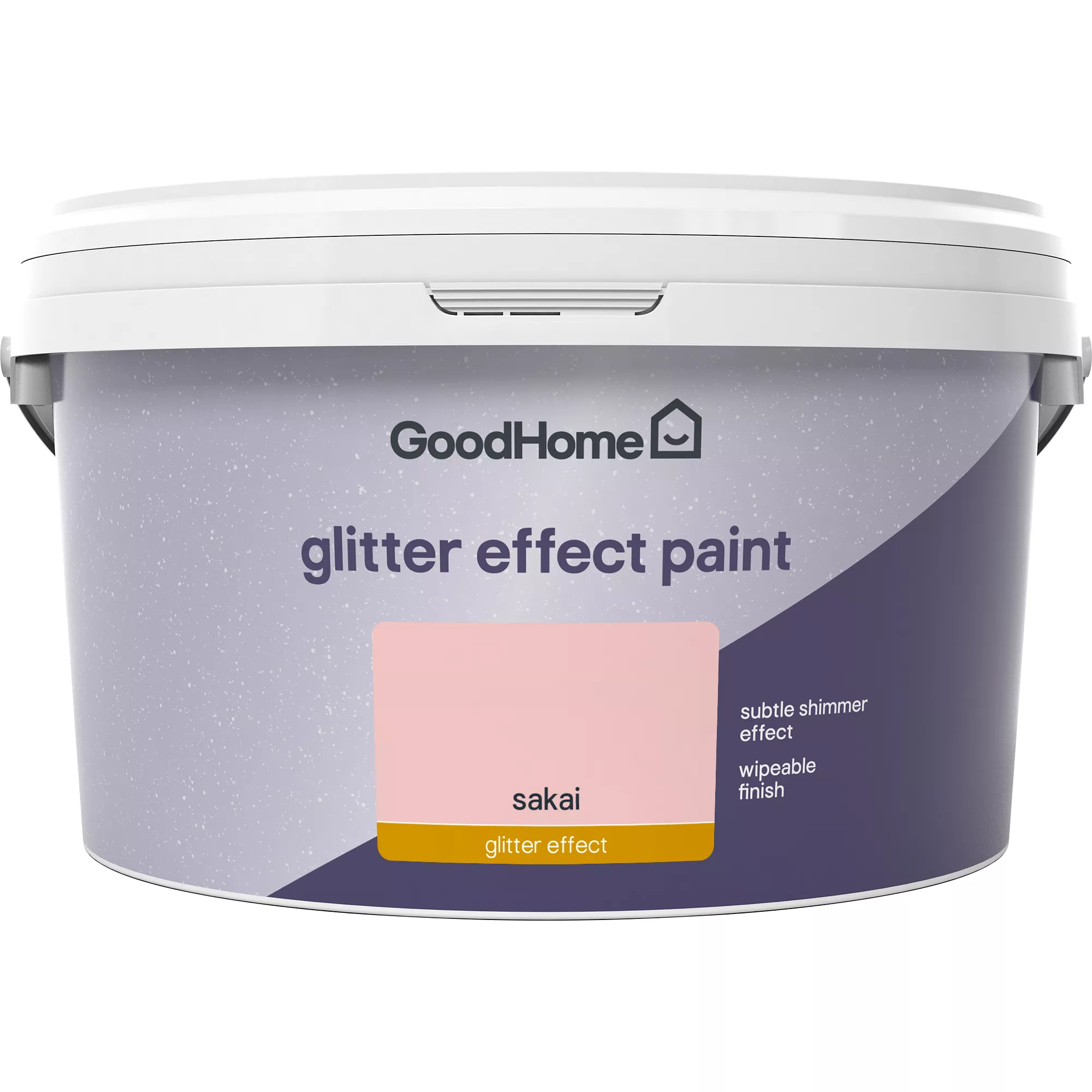 GoodHome Feature Walls Sakai Glitter Effect Emulsion Paint, 2L 4 GoodHome Feature Walls Sakai Glitter Effect Emulsion Paint, 2L - Image 2