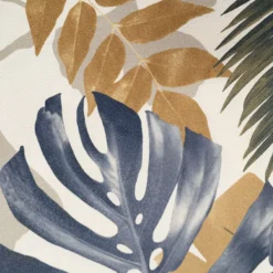 GoodHome Ferula Blue Tropical Leaves Textured Wallpaper 8 GoodHome Ferula Blue Tropical Leaves Textured Wallpaper -Trade Points goodhome ferula blue tropical leaves textured wallpaper3663602561446 37c bq