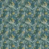 GoodHome Ghips Multicolour Naive Leaves Textured Wallpaper