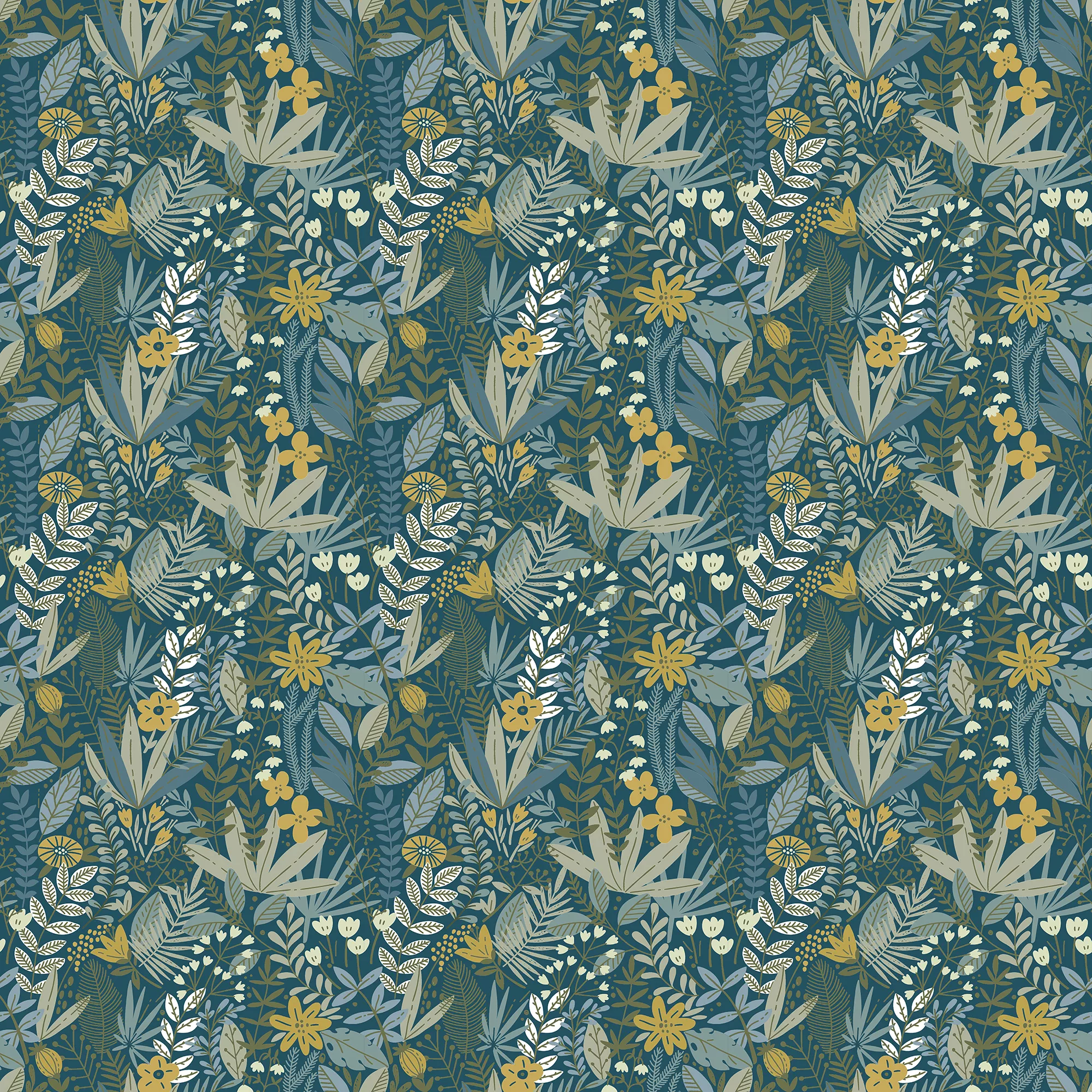 GoodHome Ghips Multicolour Naive Leaves Textured Wallpaper 3 GoodHome Ghips Multicolour Naive Leaves Textured Wallpaper