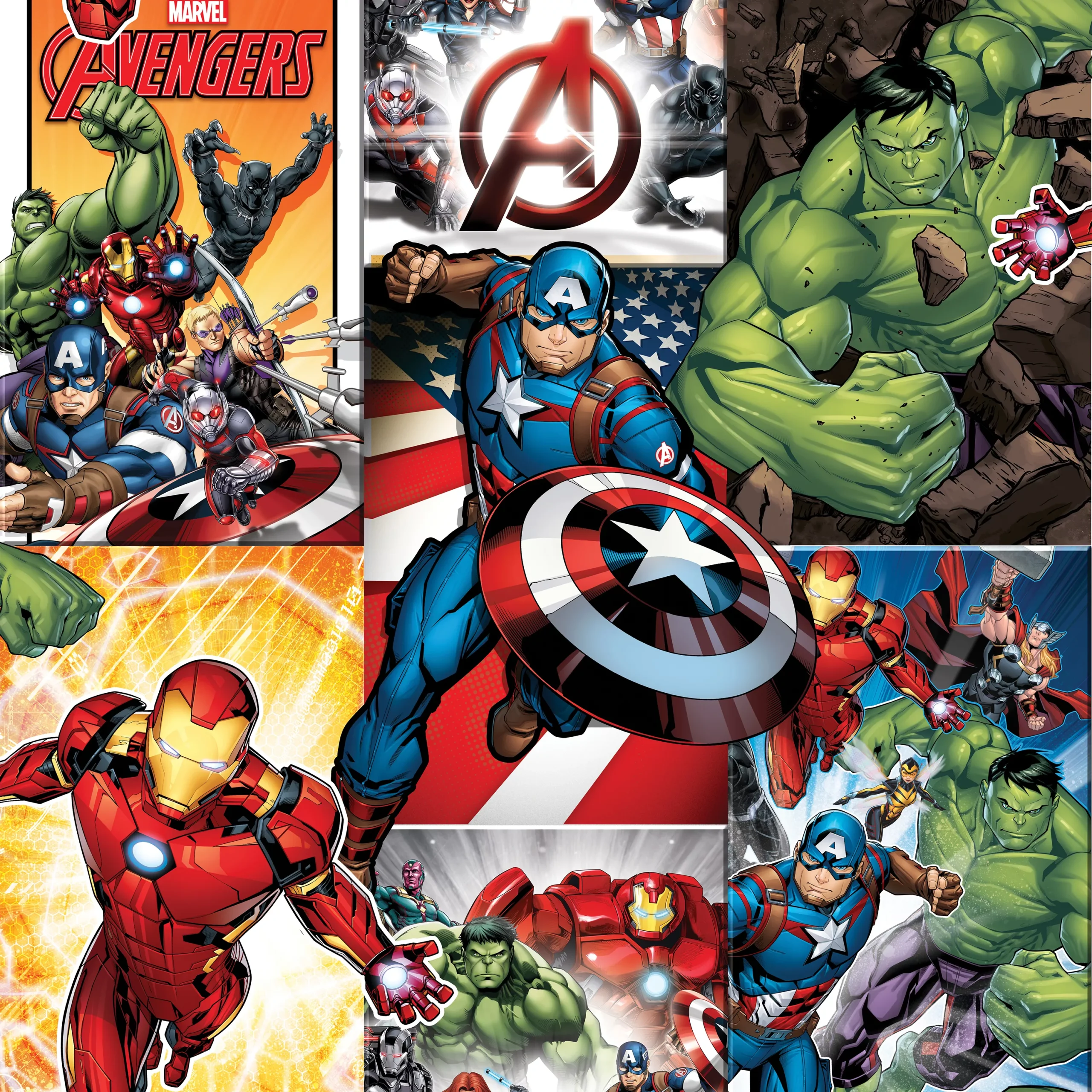 GoodHome Heimia Multicolour Avengers Smooth Wallpaper 4 GoodHome Heimia Multicolour Avengers Smooth Wallpaper - Image 2