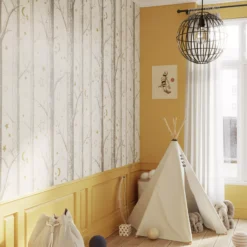 GoodHome Iolite Cream Trees Metallic Effect Smooth Wallpaper 9 GoodHome Iolite Cream Trees Metallic Effect Smooth Wallpaper -Trade Points goodhome iolite cream trees metallic effect smooth wallpaper5059340409436 02i