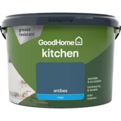 GoodHome Kitchen Antibes Matt Emulsion Paint, 2.5L -Trade Points goodhome kitchen antibes matt emulsion paint 2 5l3663602403227 02c