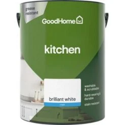 GoodHome Kitchen Brilliant White Matt Emulsion Paint, 5L 6 GoodHome Kitchen Brilliant White Matt Emulsion Paint, 5L -Trade Points goodhome kitchen brilliant white matt emulsion paint 5l5059340232065 02c bq