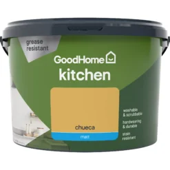 GoodHome Kitchen Chueca Matt Emulsion Paint, 2.5L -Trade Points goodhome kitchen chueca matt emulsion paint 2 5l3663602403845 02c