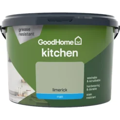 GoodHome Kitchen Limerick Matt Emulsion Paint, 2.5L 10 GoodHome Kitchen Limerick Matt Emulsion Paint, 2.5L -Trade Points goodhome kitchen limerick matt emulsion paint 2 5l3663602403661 02c