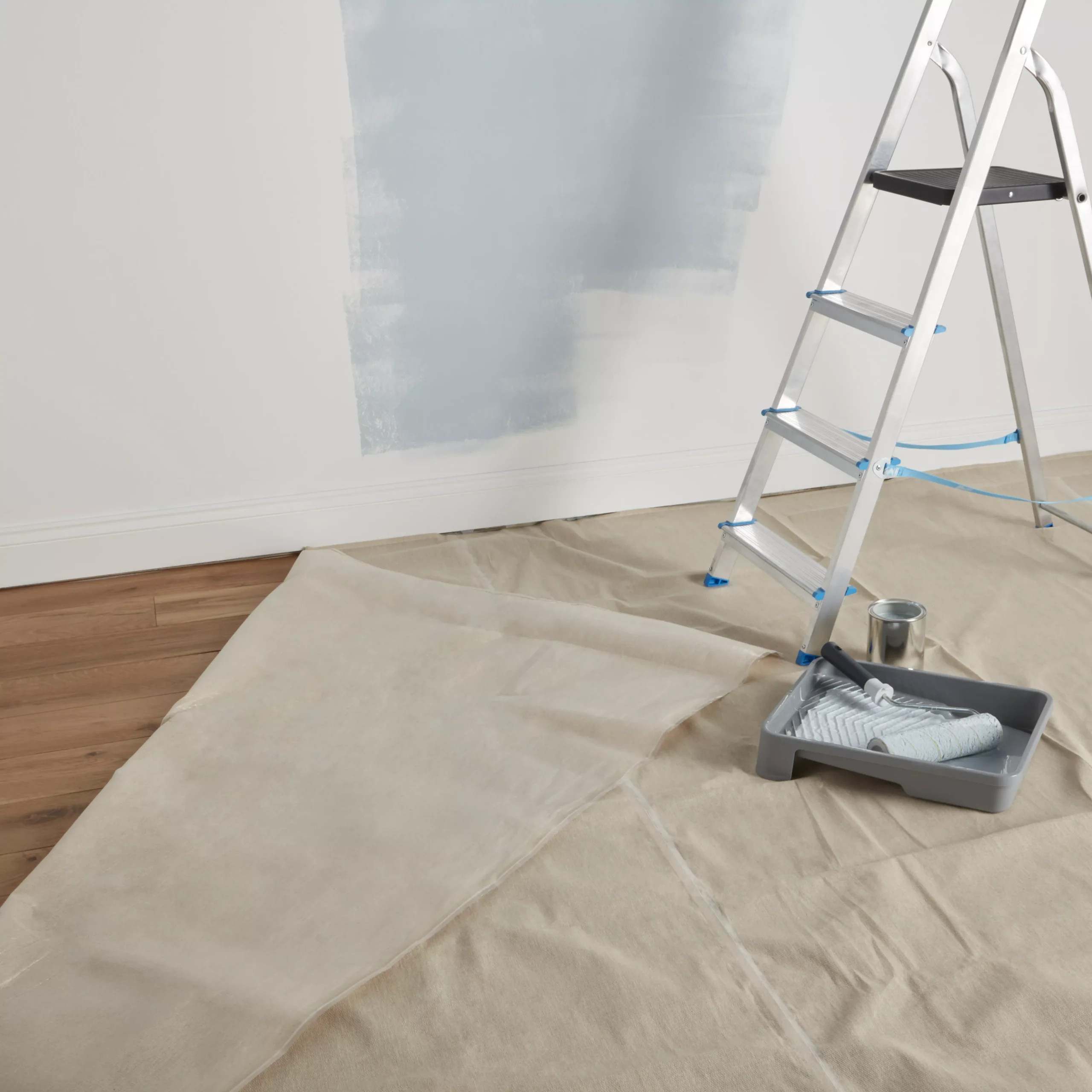 GoodHome Laminated Cotton Dust Sheet, (L)4m, (W)3m 8 GoodHome Laminated Cotton Dust Sheet, (L)4m, (W)3m - Image 6