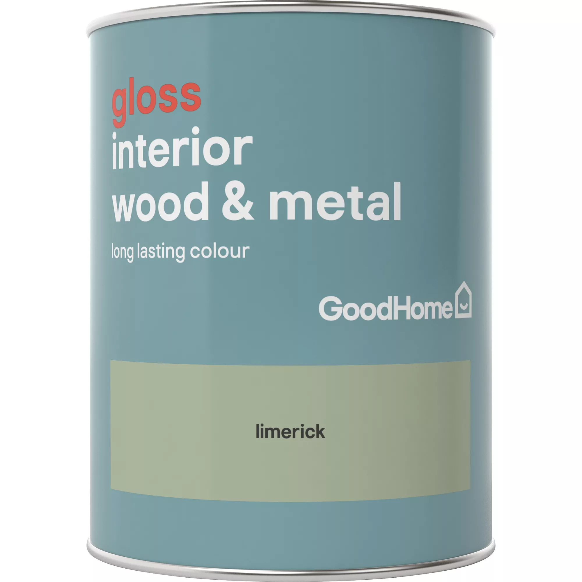 GoodHome Limerick Gloss Metal & Wood Paint, 750ml 4 GoodHome Limerick Gloss Metal & Wood Paint, 750ml - Image 2