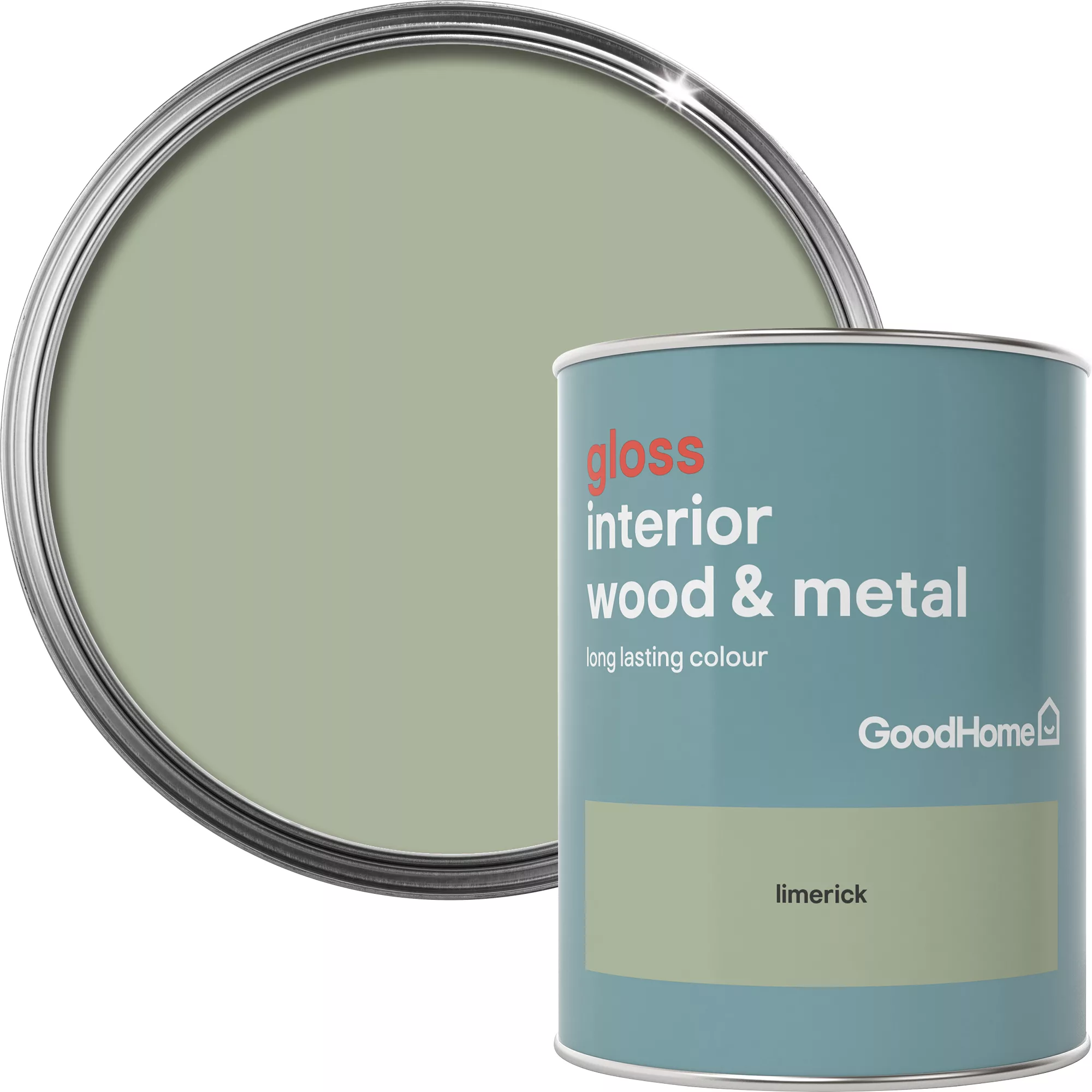 GoodHome Limerick Gloss Metal & Wood Paint, 750ml 3 GoodHome Limerick Gloss Metal & Wood Paint, 750ml