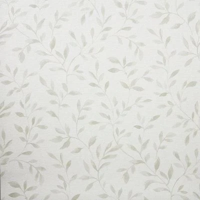 GoodHome Linton Sage Green Leaf Trail Woven Effect Textured Wallpaper 4 GoodHome Linton Sage Green Leaf Trail Woven Effect Textured Wallpaper - Image 2