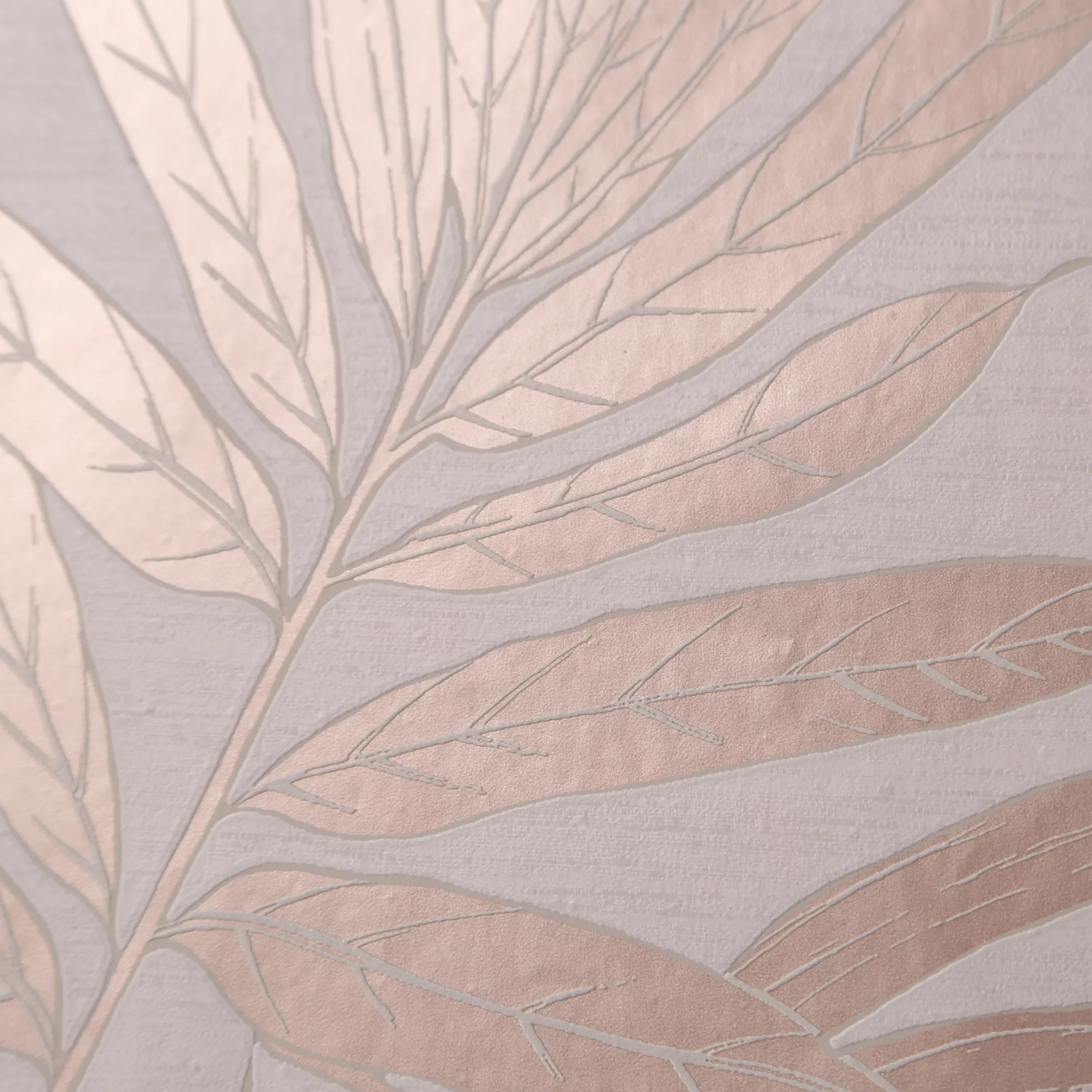 GoodHome Loroco Beige & Pink Leaves Metallic Effect Textured Wallpaper 5 GoodHome Loroco Beige & Pink Leaves Metallic Effect Textured Wallpaper - Image 3