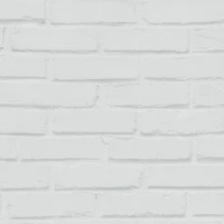 GoodHome Luynes White Brick Stone Effect Textured Wallpaper -Trade Points goodhome luynes white brick stone effect textured wallpaper3663602559641 38c bq