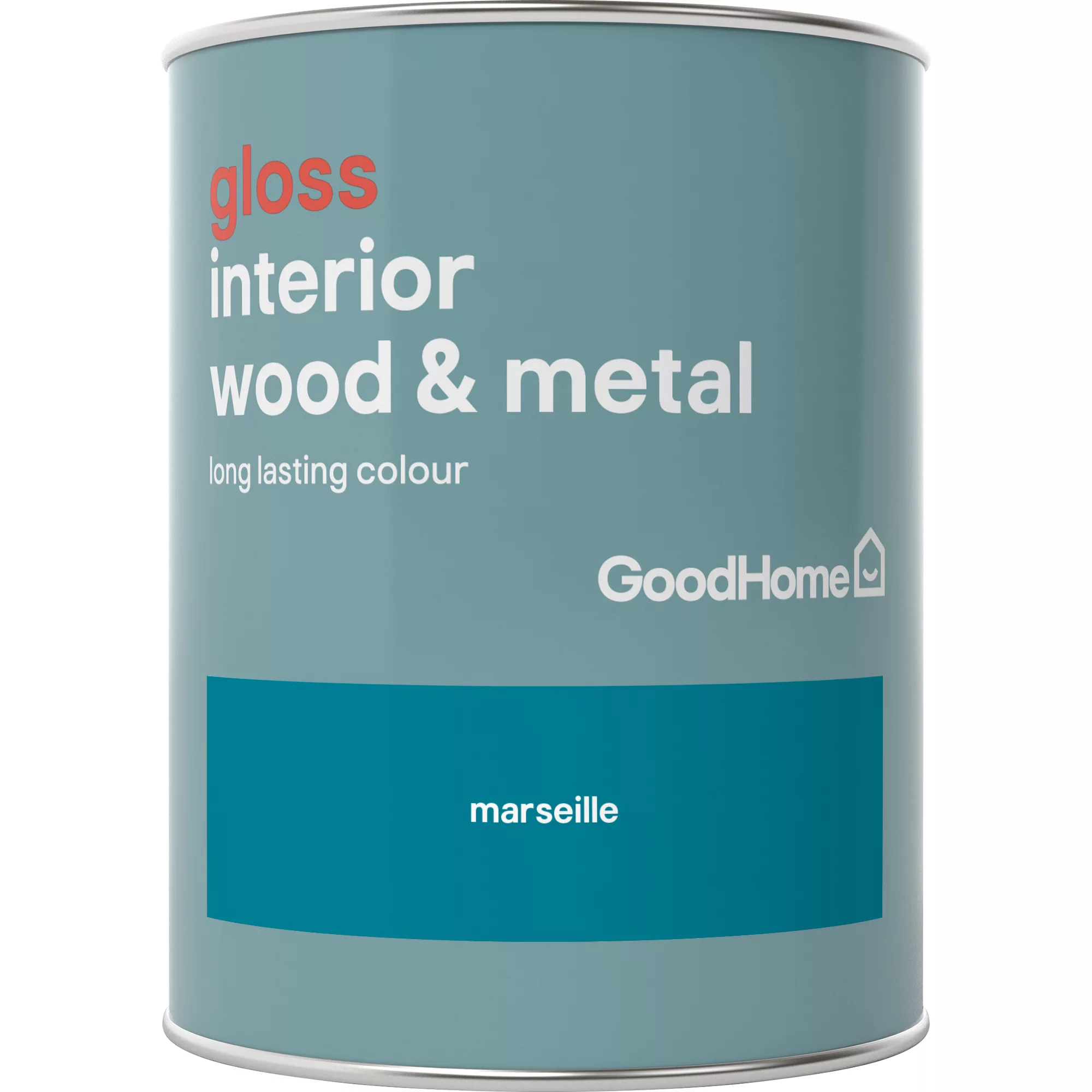 GoodHome Marseille Gloss Metal & Wood Paint, 750ml 4 GoodHome Marseille Gloss Metal & Wood Paint, 750ml - Image 2