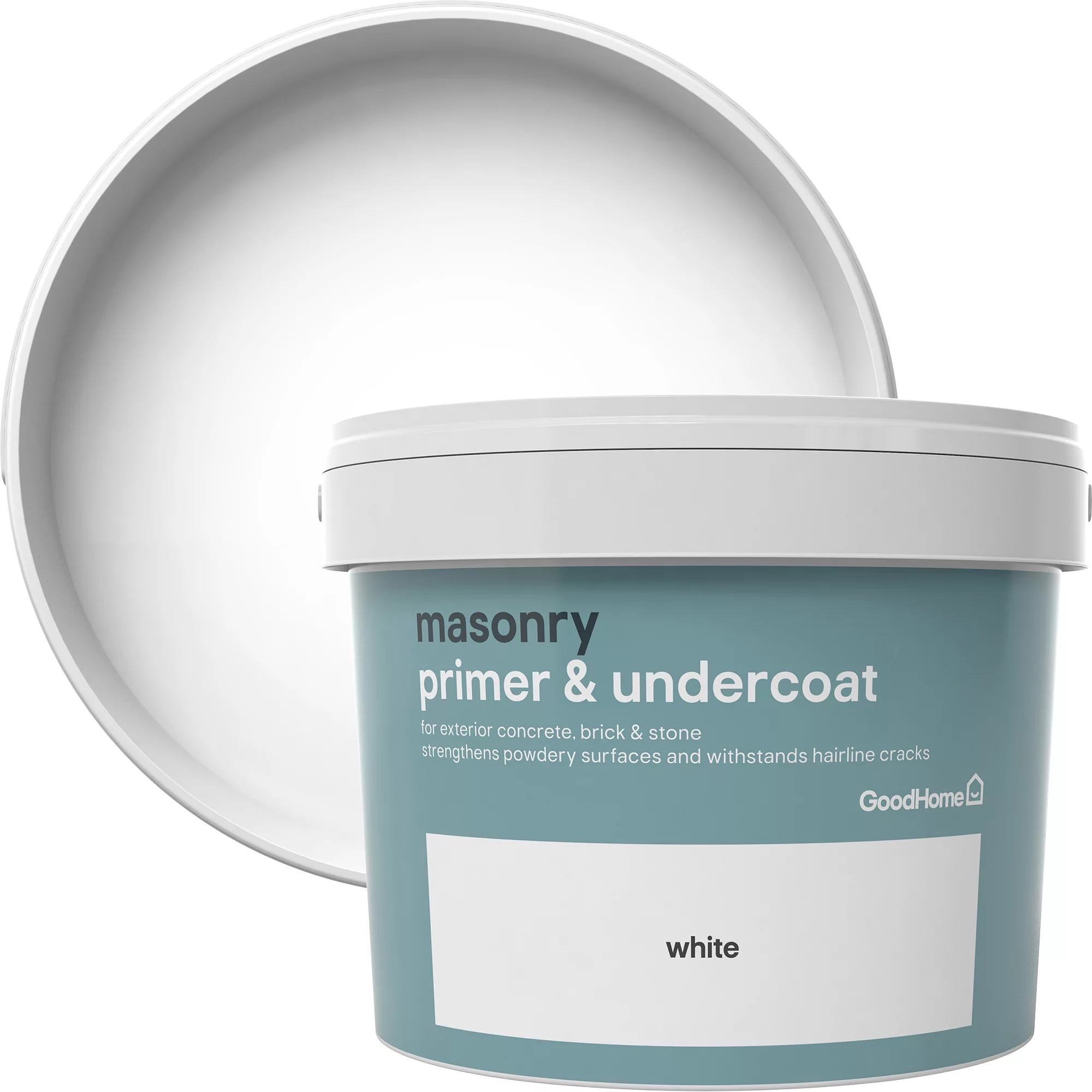 GoodHome Masonry White Primer & Undercoat, 10L 4 GoodHome Masonry White Primer & Undercoat, 10L - Image 2