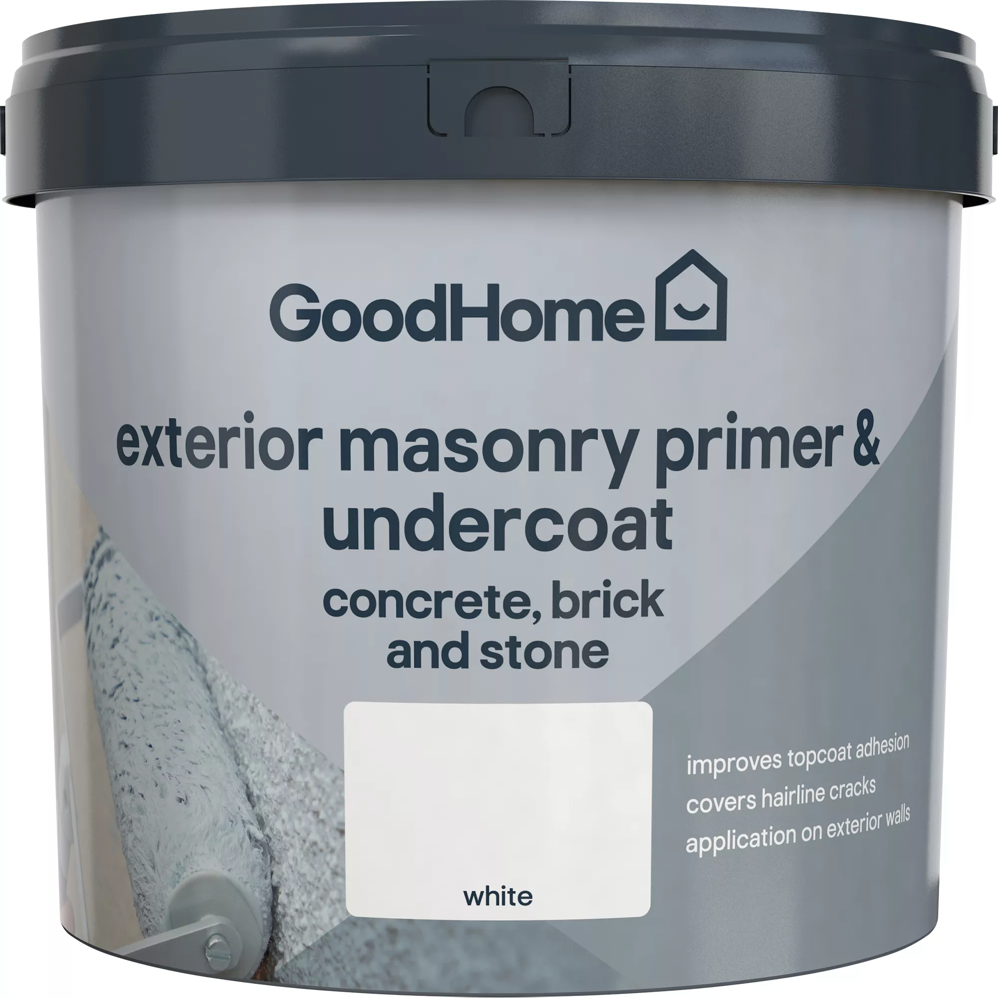 GoodHome Masonry White Primer & Undercoat, 5L 3 GoodHome Masonry White Primer & Undercoat, 5L
