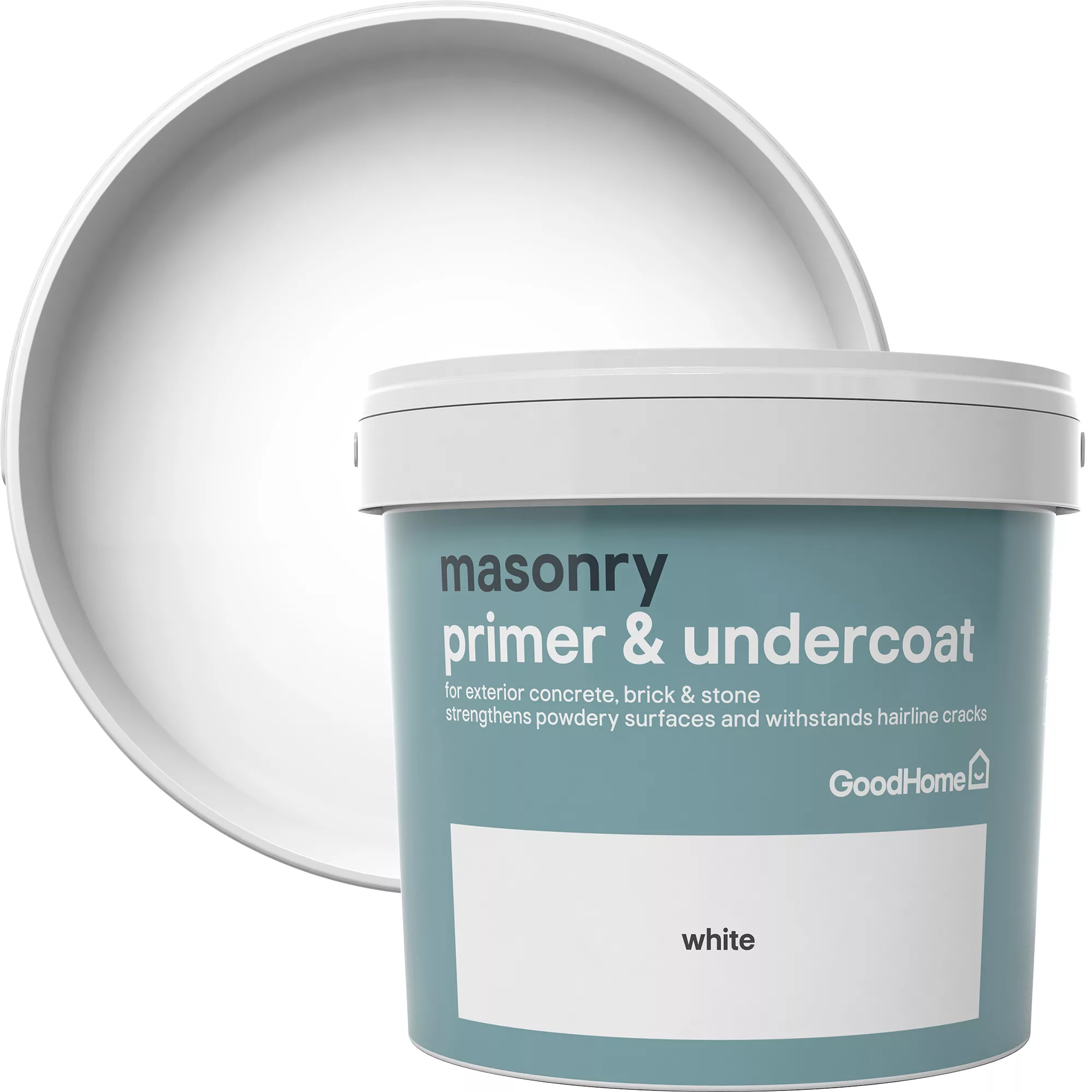 GoodHome Masonry White Primer & Undercoat, 5L 4 GoodHome Masonry White Primer & Undercoat, 5L - Image 2