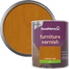 GoodHome Medium Oak Satin Multi-surface Furniture Wood Varnish, 750ml -Trade Points goodhome medium oak satin multi surface furniture wood varnish 750ml5059340486802 21c