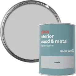 GoodHome Melville Gloss Metal & Wood Paint, 750ml