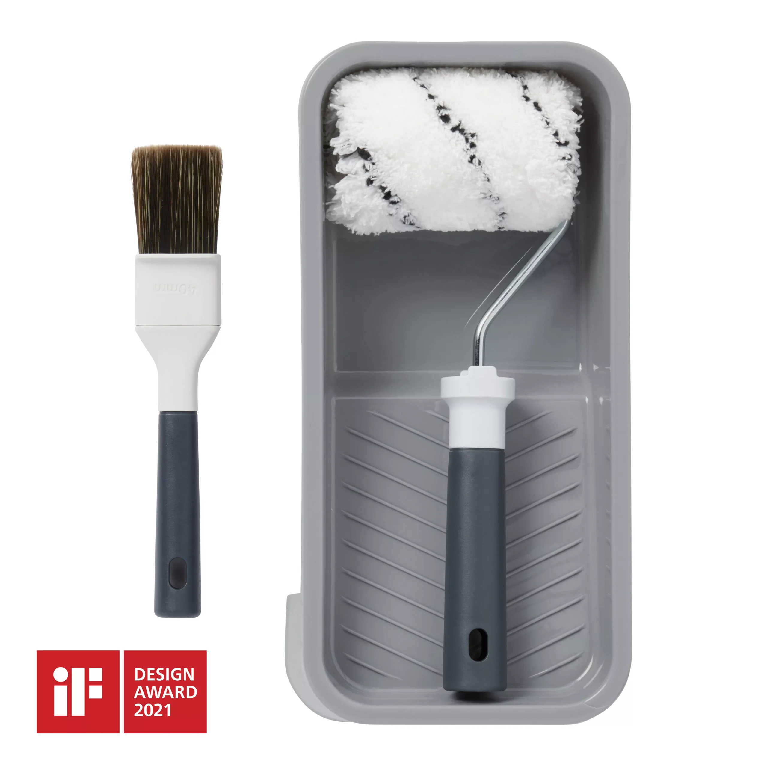 GoodHome Microfibre Extra Long Pile Roller Kit, 4 Pieces 4 GoodHome Microfibre Extra Long Pile Roller Kit, 4 Pieces - Image 2