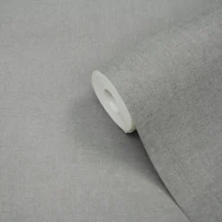 GoodHome Moivre Grey Concrete Effect Textured Wallpaper