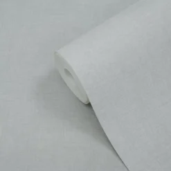 GoodHome Moivre Light Grey Concrete Effect Textured Wallpaper