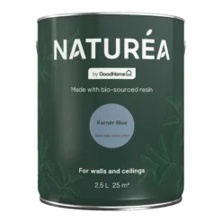 GoodHome Naturéa Karner Blue Velvet Matt Emulsion Paint, 2.5L -Trade Points goodhome naturea karner blue velvet matt emulsion paint 2 5l5059340274102 02c
