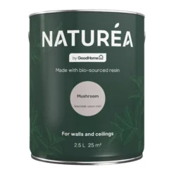GoodHome Naturéa Mushroom Velvet Matt Emulsion Paint, 2.5L 11 GoodHome Naturéa Mushroom Velvet Matt Emulsion Paint, 2.5L -Trade Points goodhome naturea mushroom velvet matt emulsion paint 2 5l5059340274065 02c