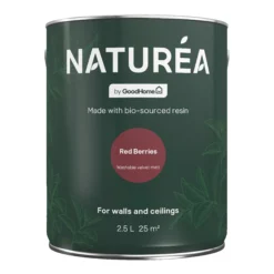 GoodHome Naturéa Red Berries Velvet Matt Emulsion Paint, 2.5L 9 GoodHome Naturéa Red Berries Velvet Matt Emulsion Paint, 2.5L -Trade Points goodhome naturea red berries velvet matt emulsion paint 2 5l5059340274003 02c
